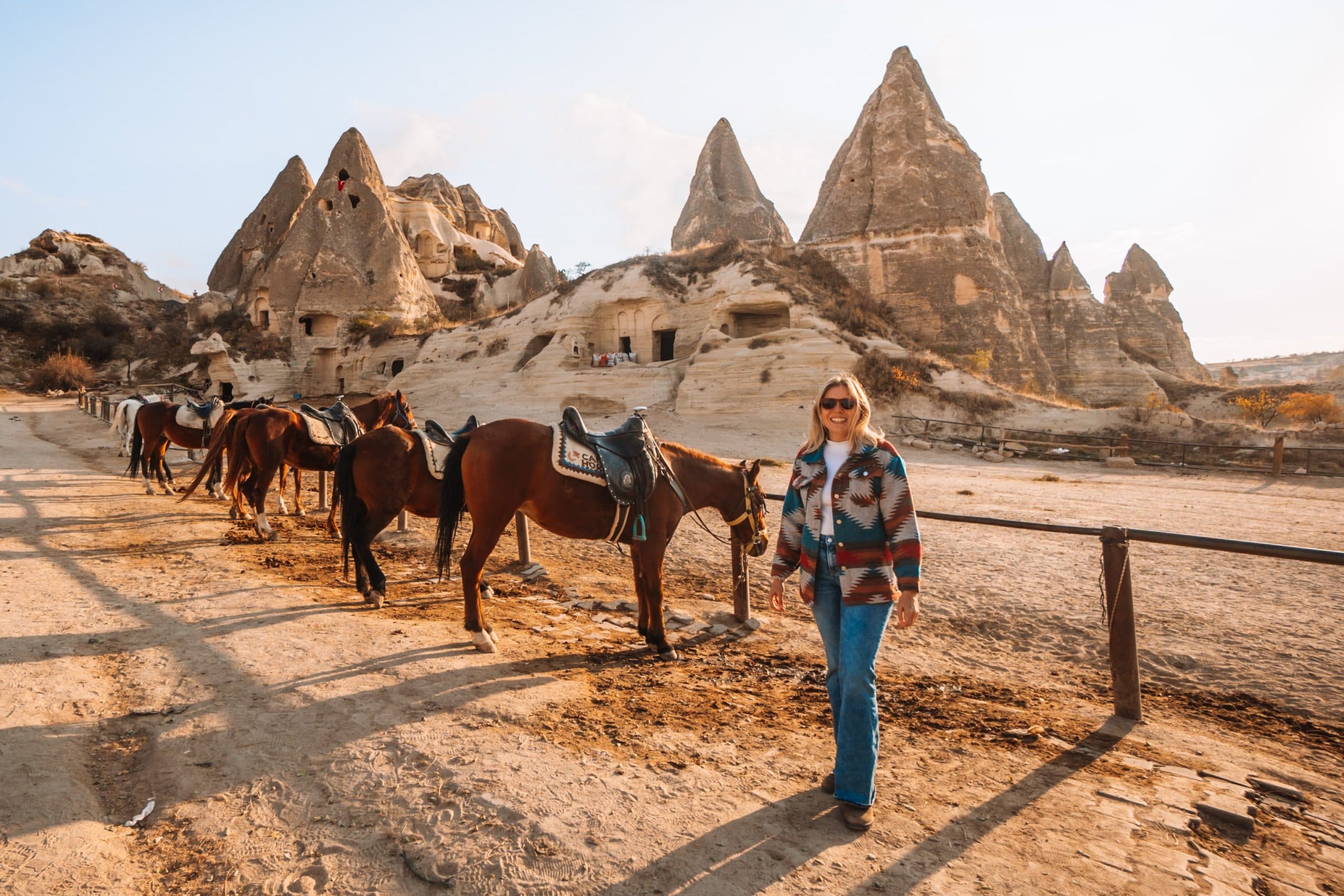 Horse Riding Sunset — Cappadocia